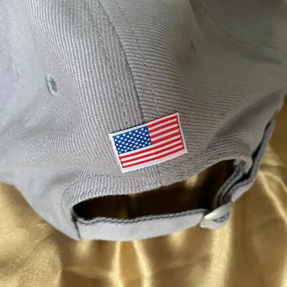 Women/Men's Baseball Gray Hat with Embroidered Captain Lettering made in USA - Picture 6 of 9